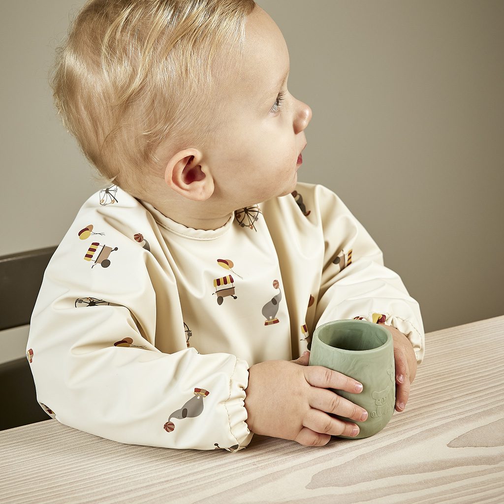 2 Pack Abel Silicone Cup | Light Green Mix