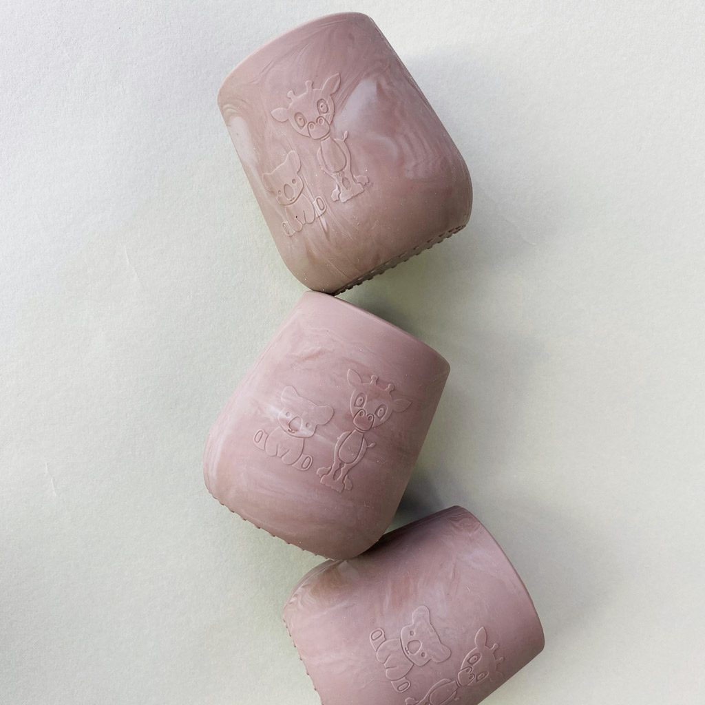 2 Pack Abel Silicone Cup | Red Mix