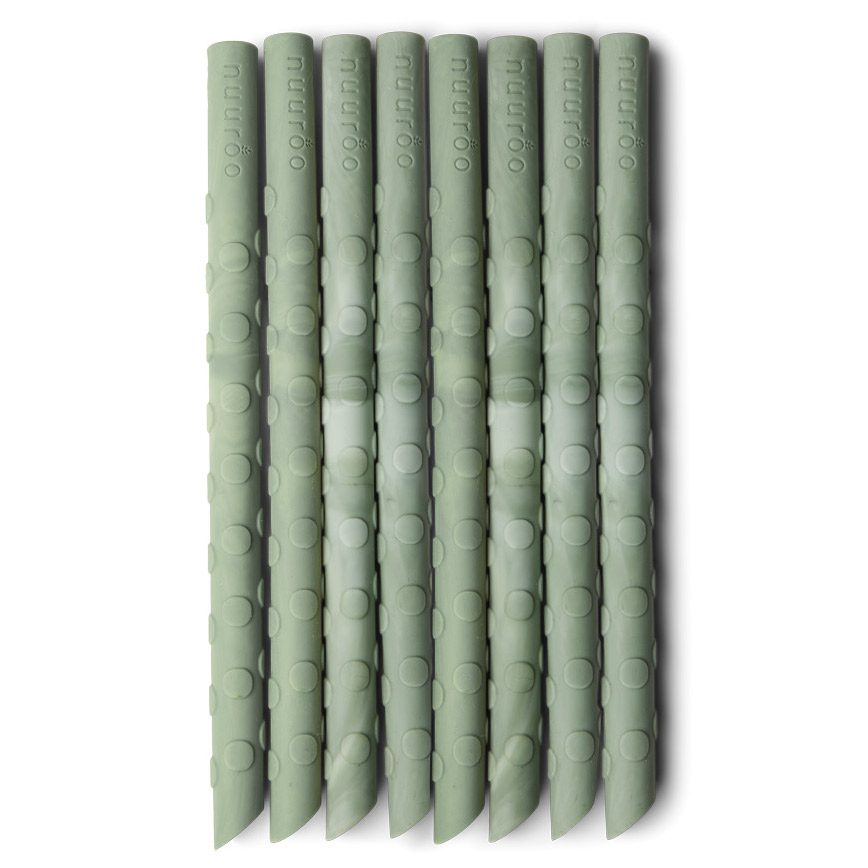 Ada Silicone Straws | Light Green Mix