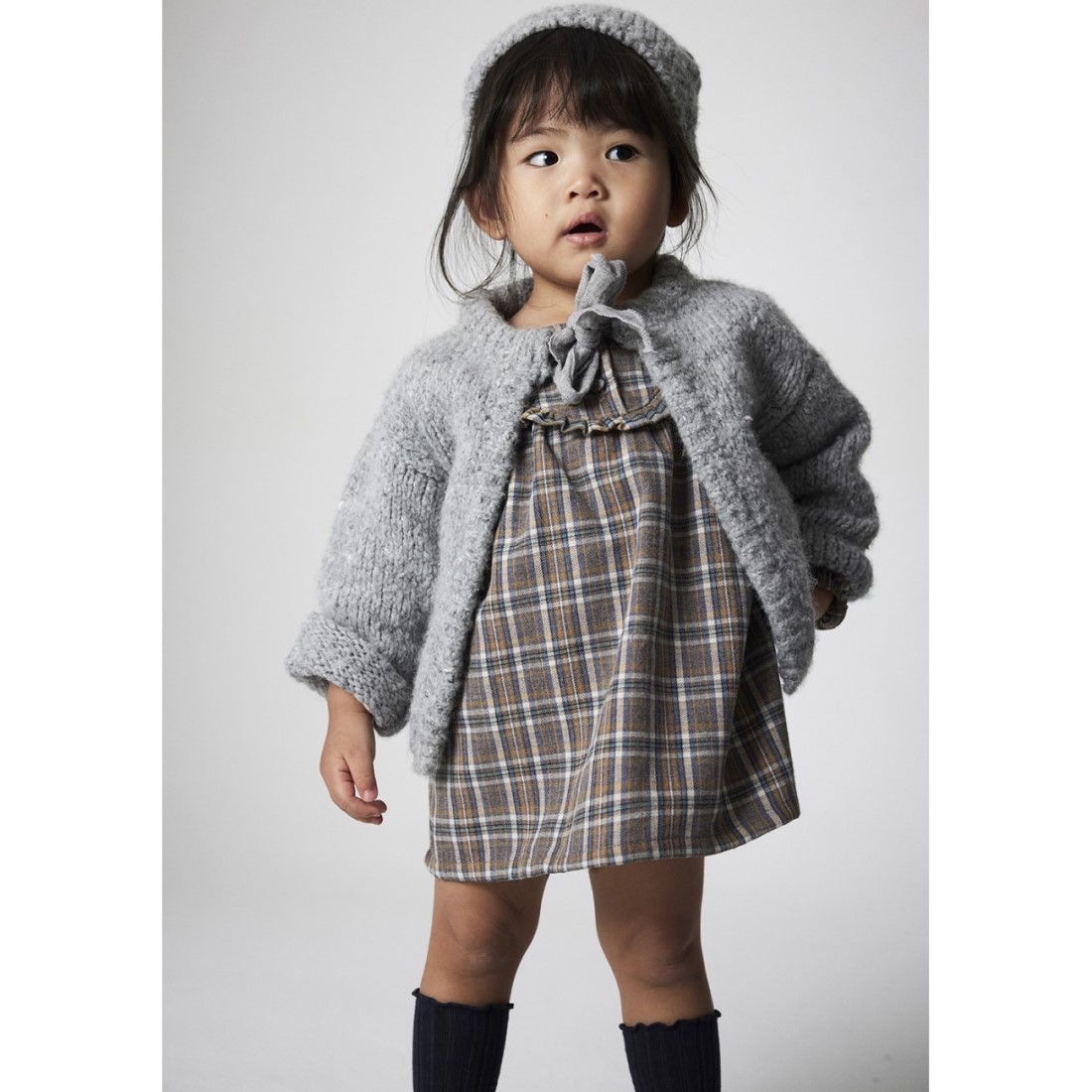 Andrea Flecked Tricot Cardigan