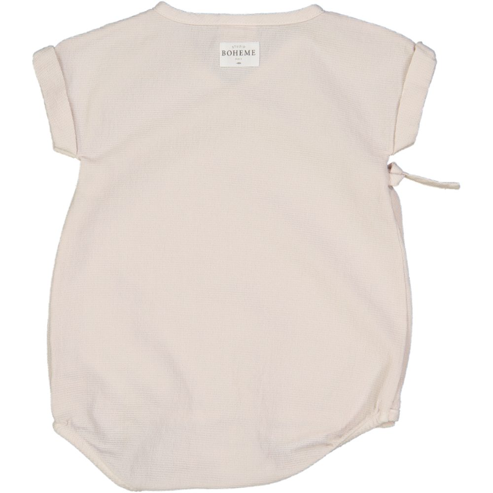 Nuage Honeycomb Romper | Rose Coquillage