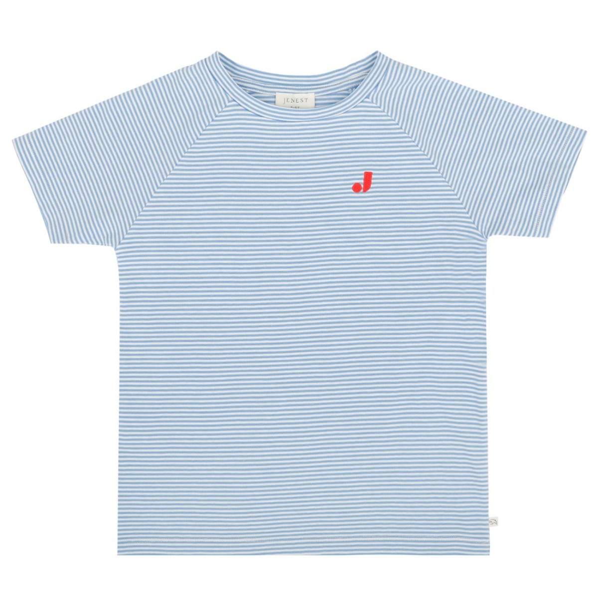 Nurture Tshirt | Grape Blue Stripe