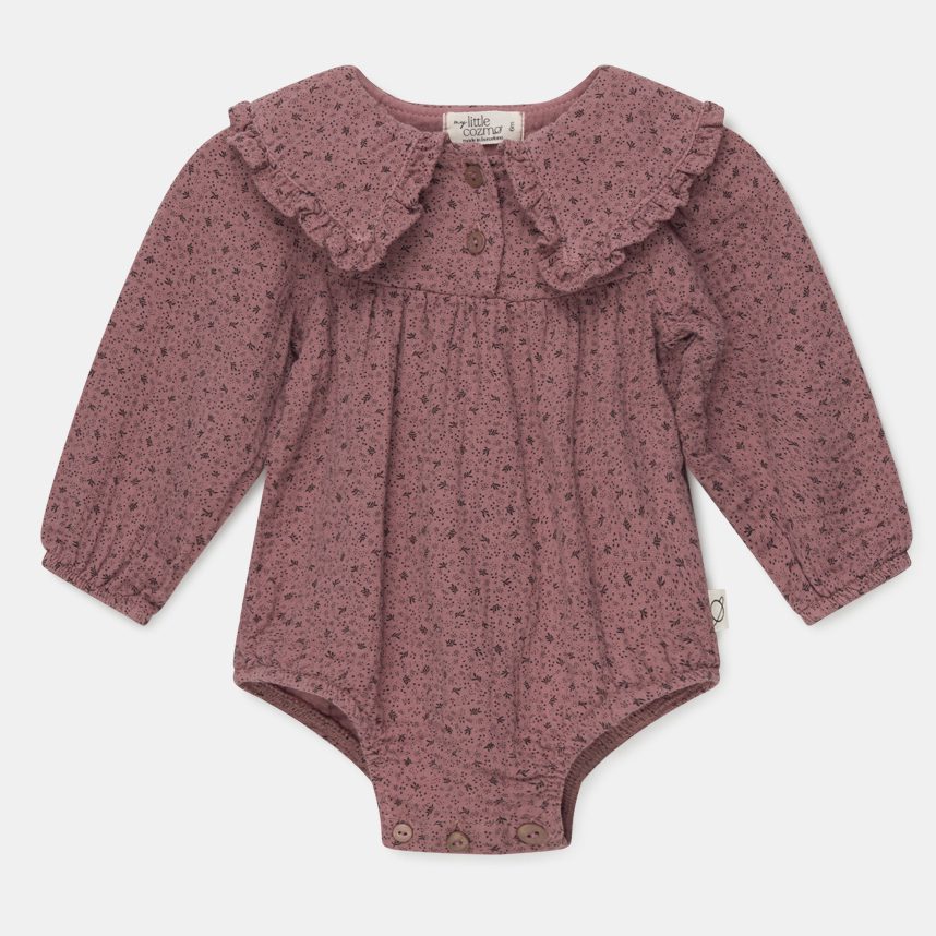 Olivia Gauze Meadow Pink Romper
