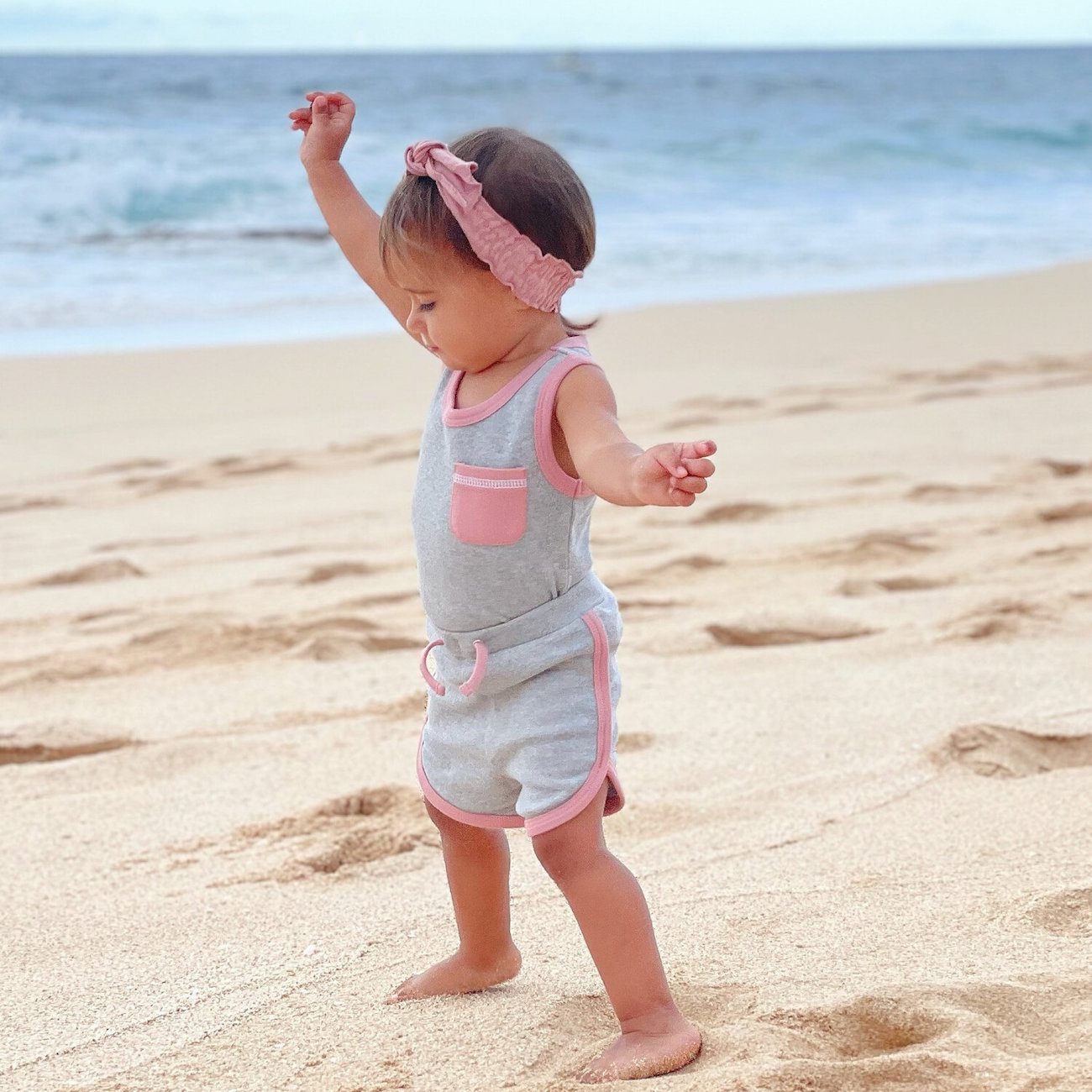 Tee & Track Short Set | Mauve Heather