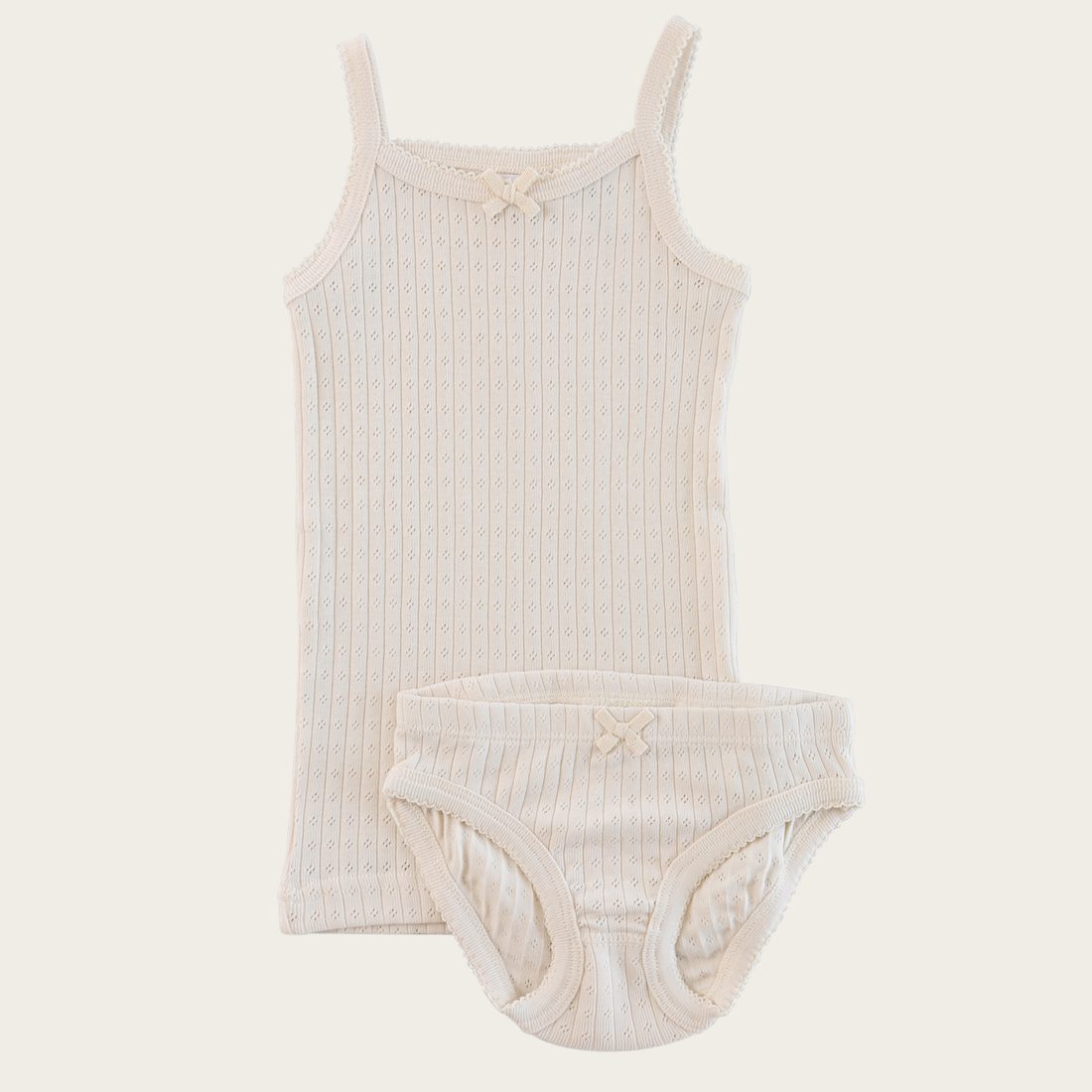 Organic Cotton Underwear Set | Ivory