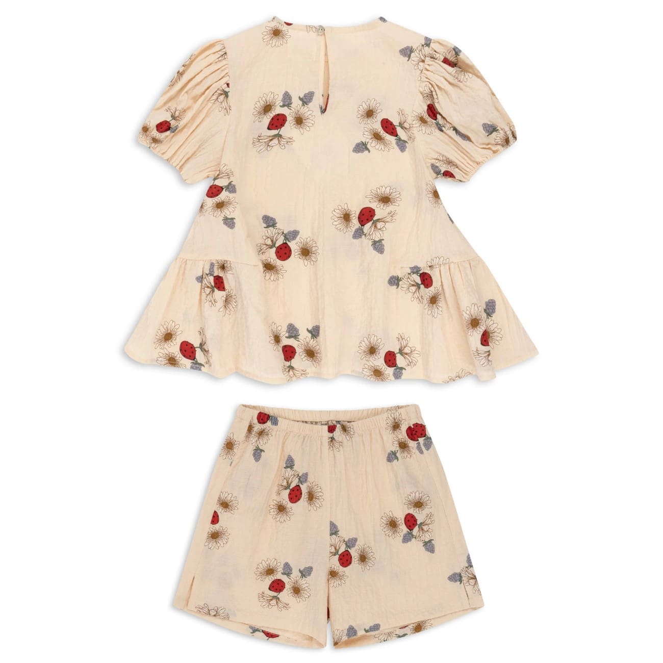 Vida Puff Sleeve Top & Vida Slit Shorts | ladybug