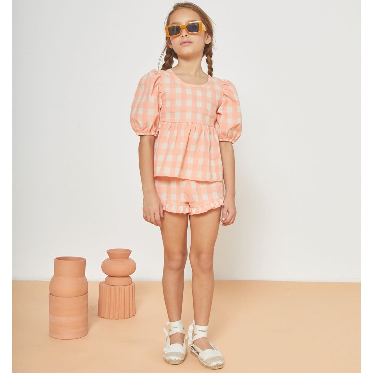 Colette Vichy Blouse & Shorts