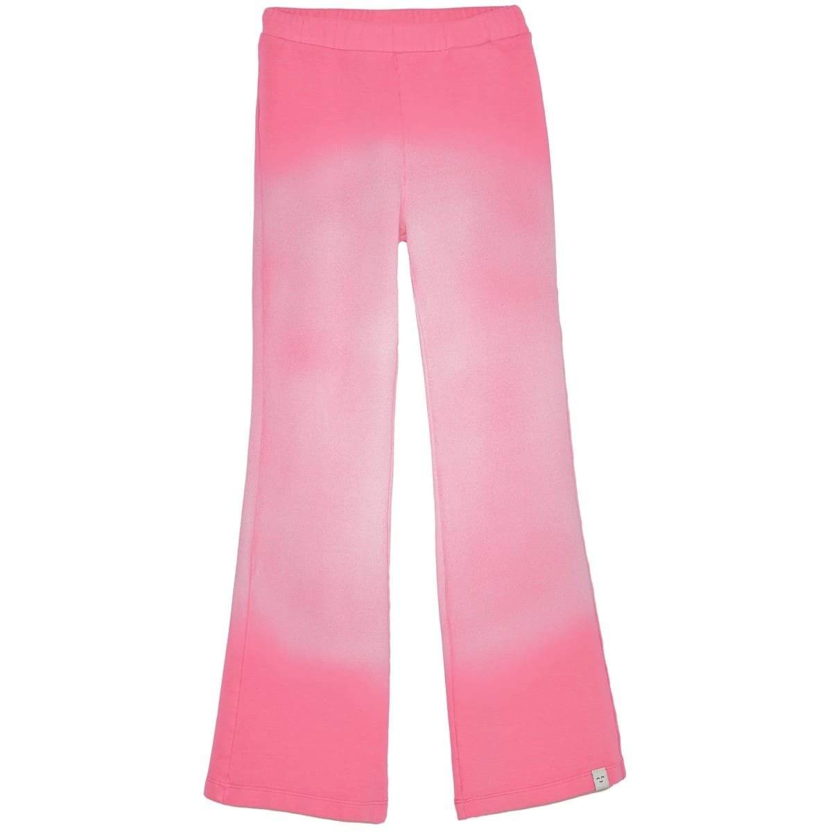 Queen Tshirt & Pearl Flared Leggings | Hot Pink Gradient