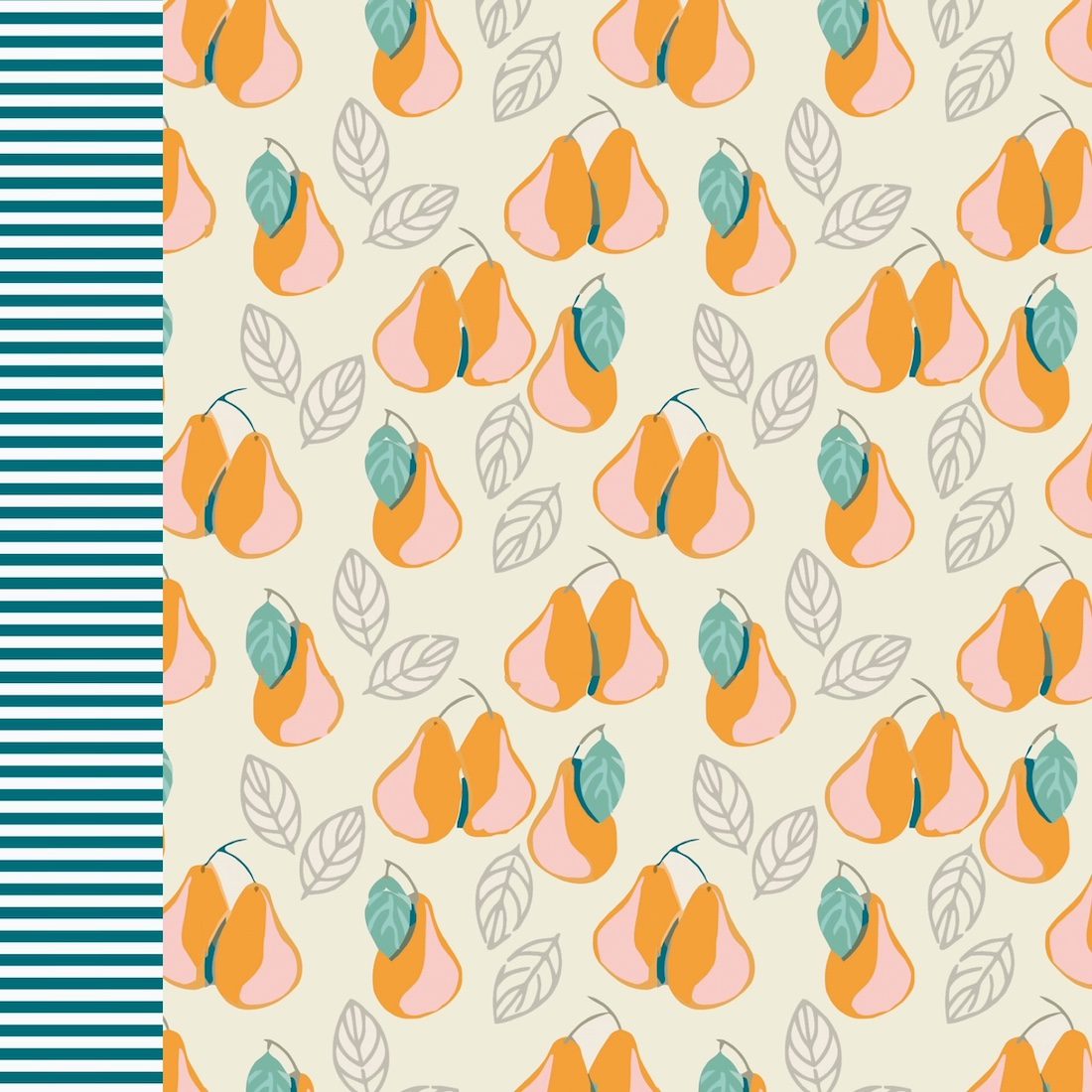 Pears & Stripes Swim Shorts