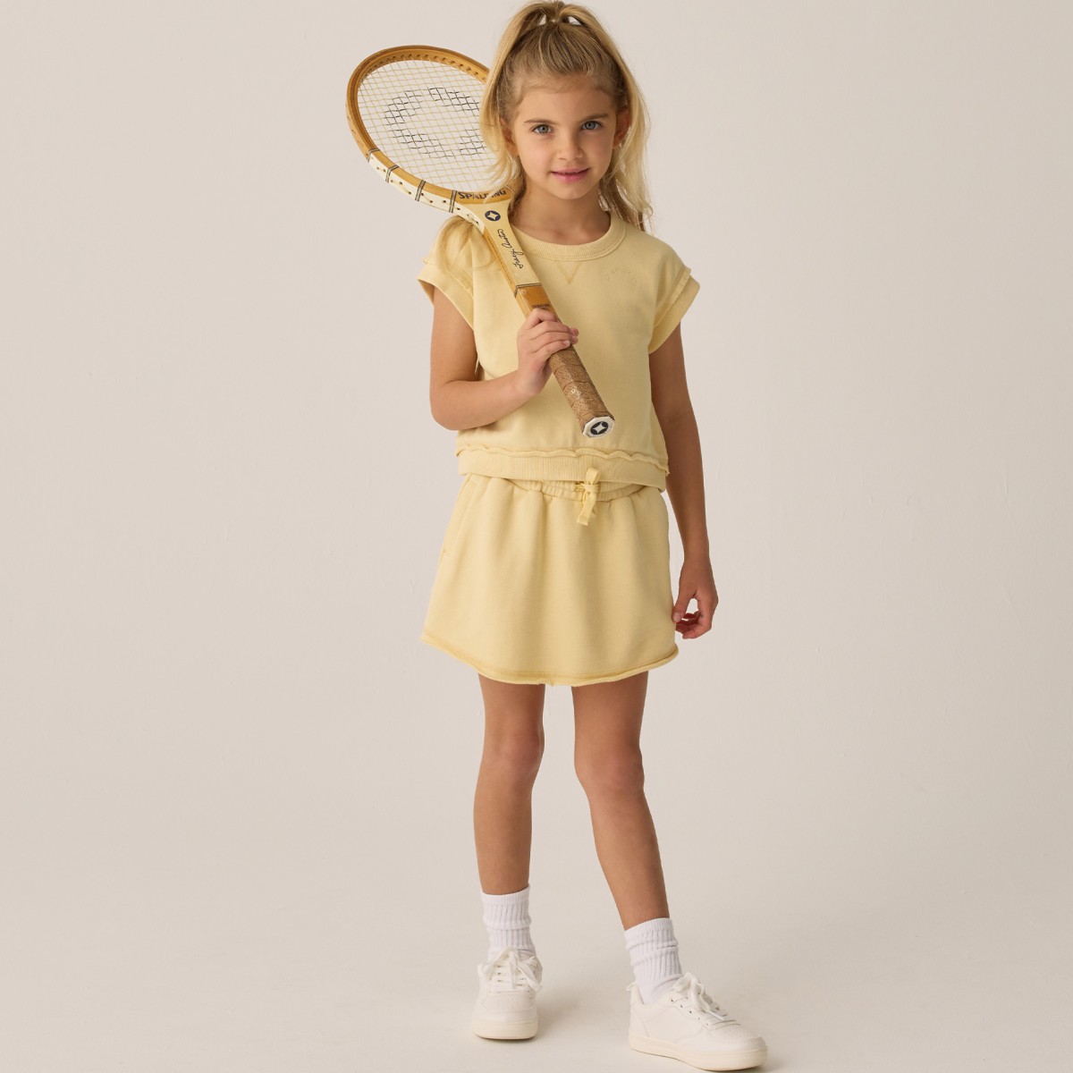 Victory Pullover & Volley Skirt | Yellow