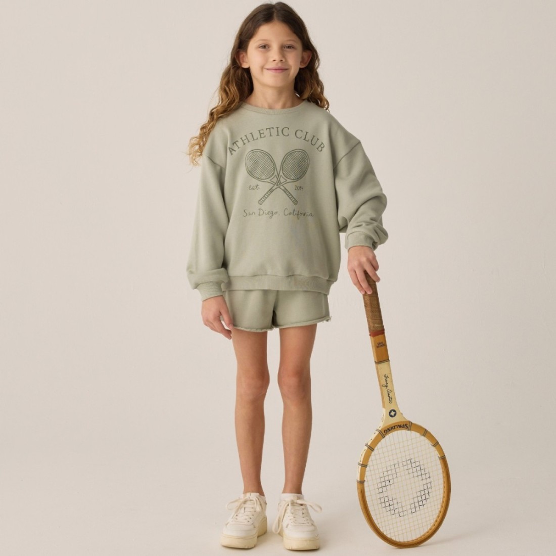 Legend Sweatshirt & Sweat Short | Sage