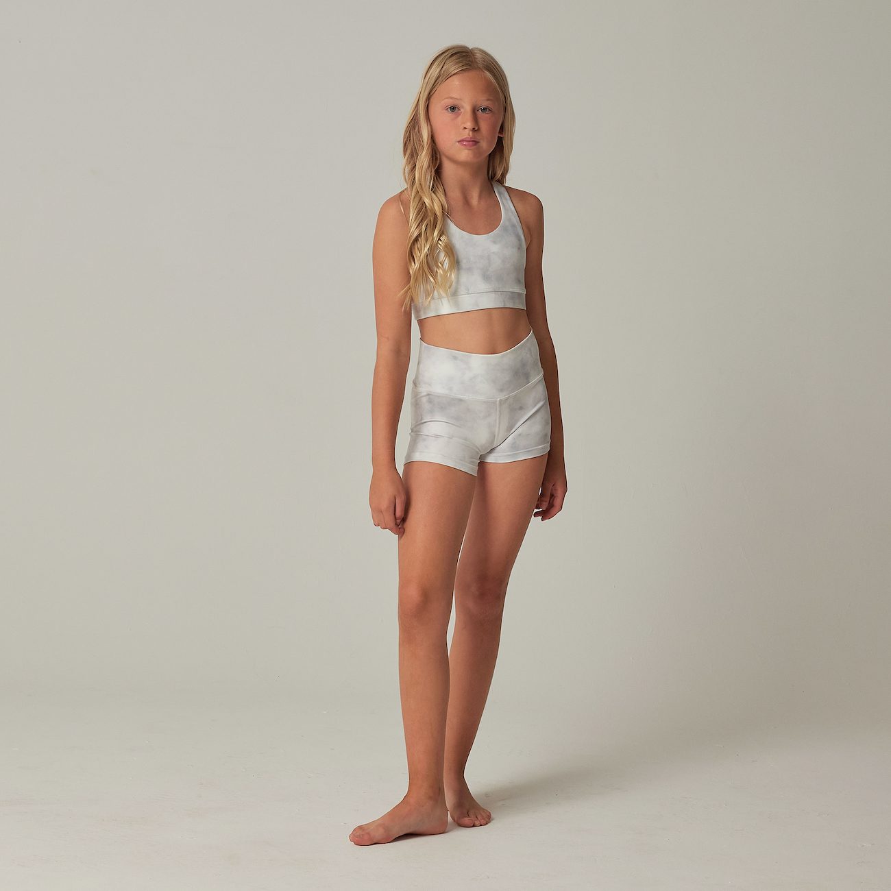Sports Bra & Shortie Short | Cloud