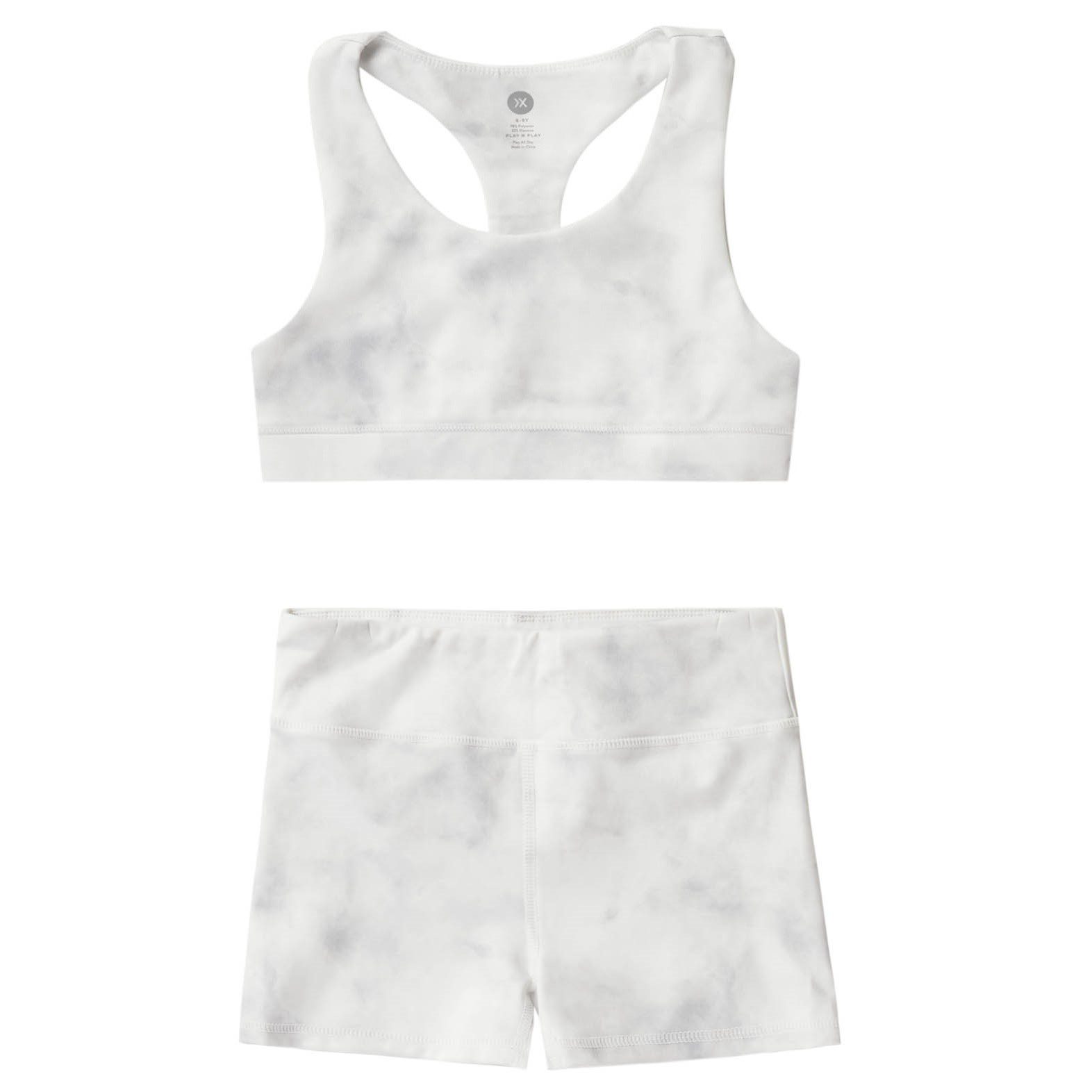 Sports Bra & Shortie Short | Cloud