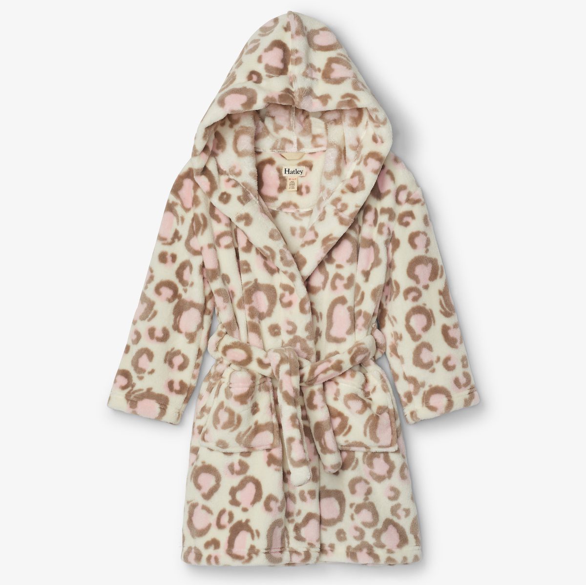 Painted Leopard Fleece Robe