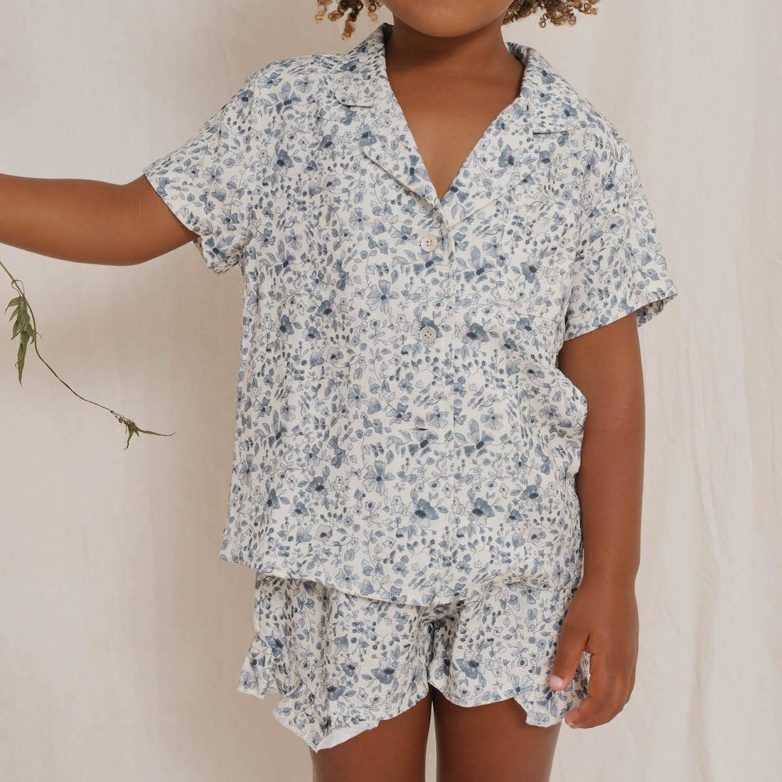 Pajama Set | Blue Floral