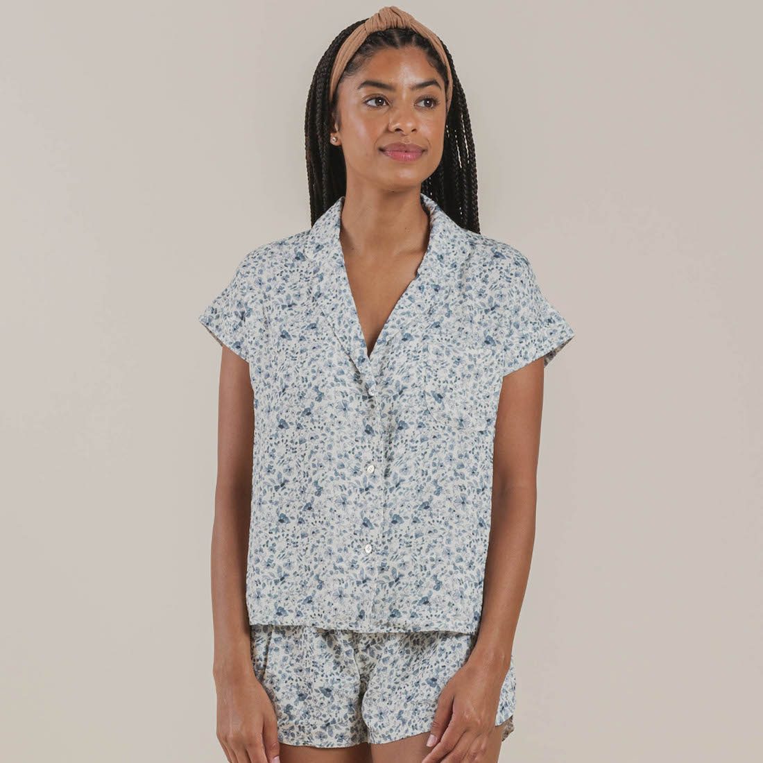 Pajama Set | Blue Floral