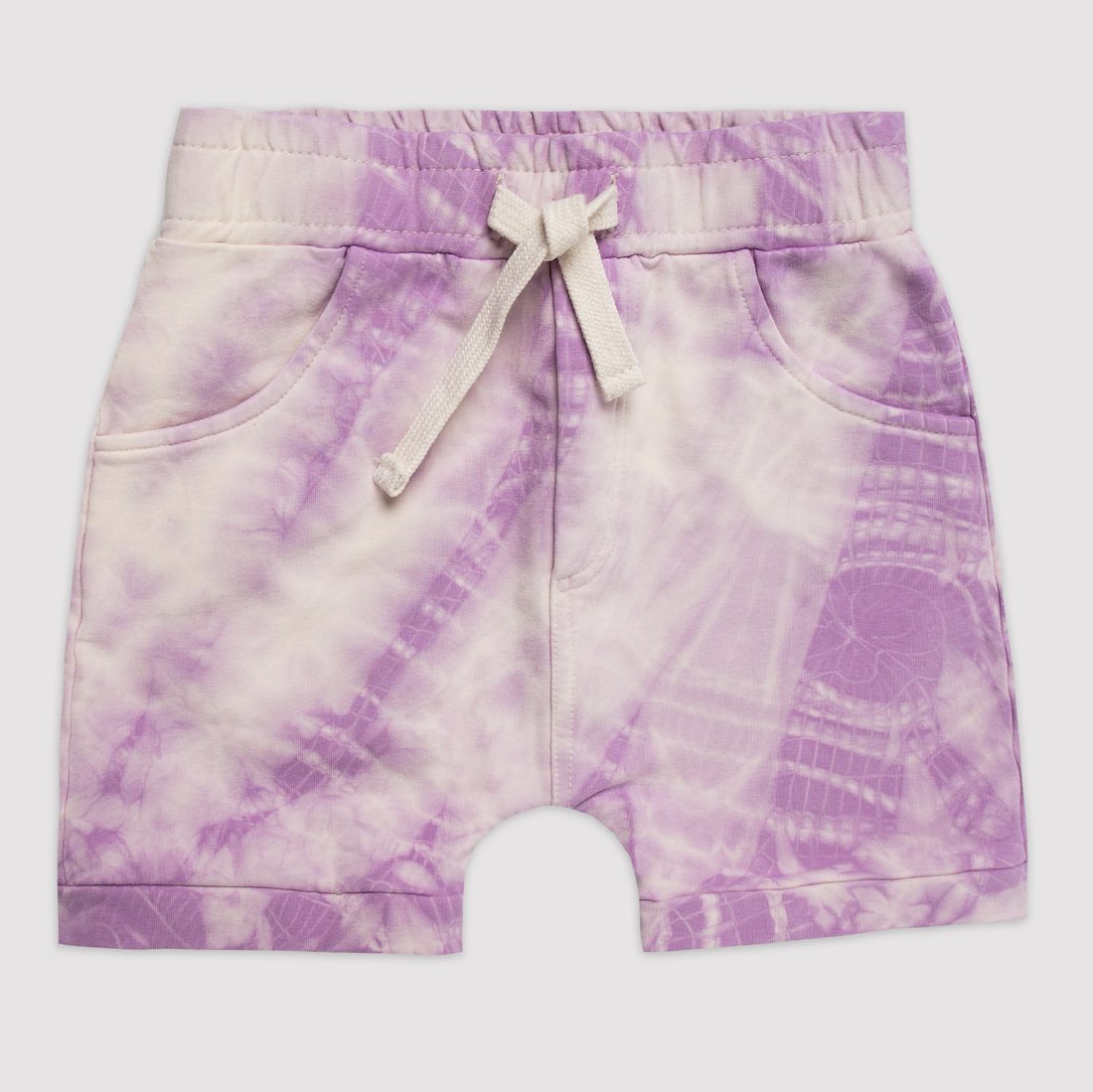 Paradiso Cream T-Shirt & Tie Dye Shorts
