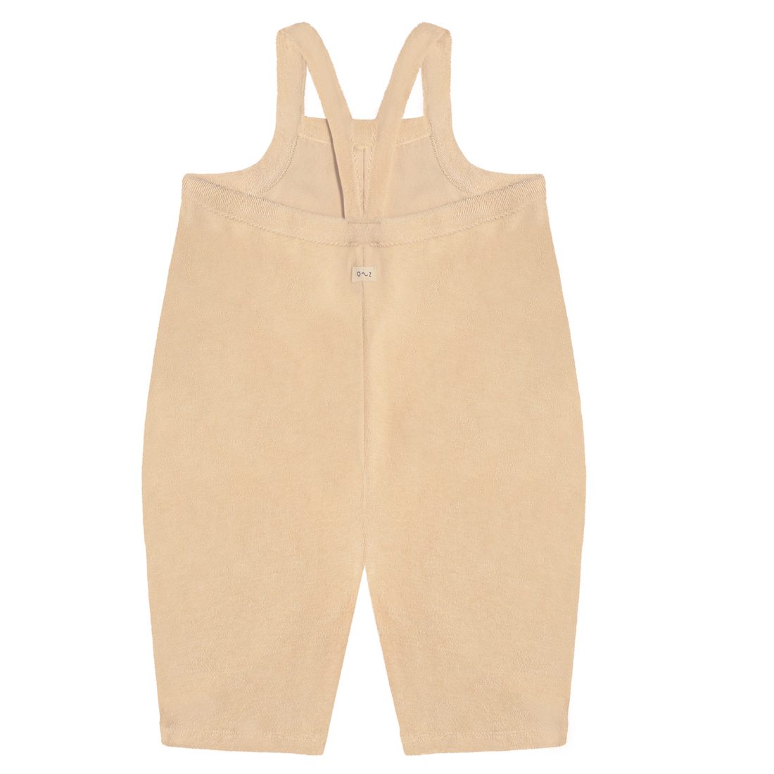 Pebble Terry Cropped Dungarees