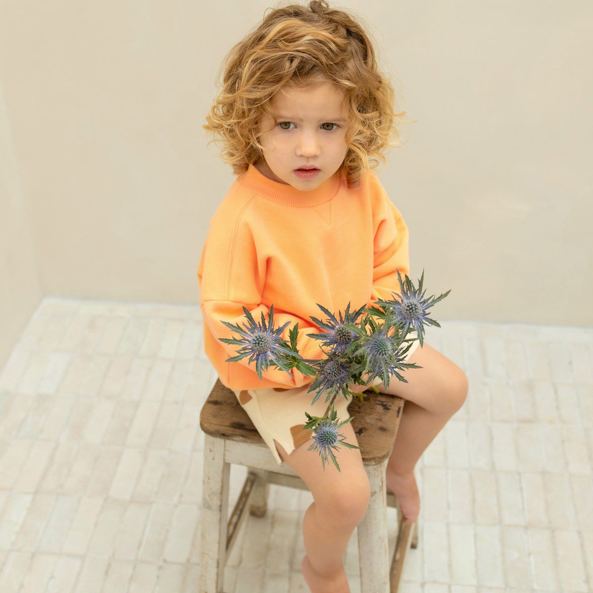 Chunky Summer Sweater & Frotté Shorts Suns