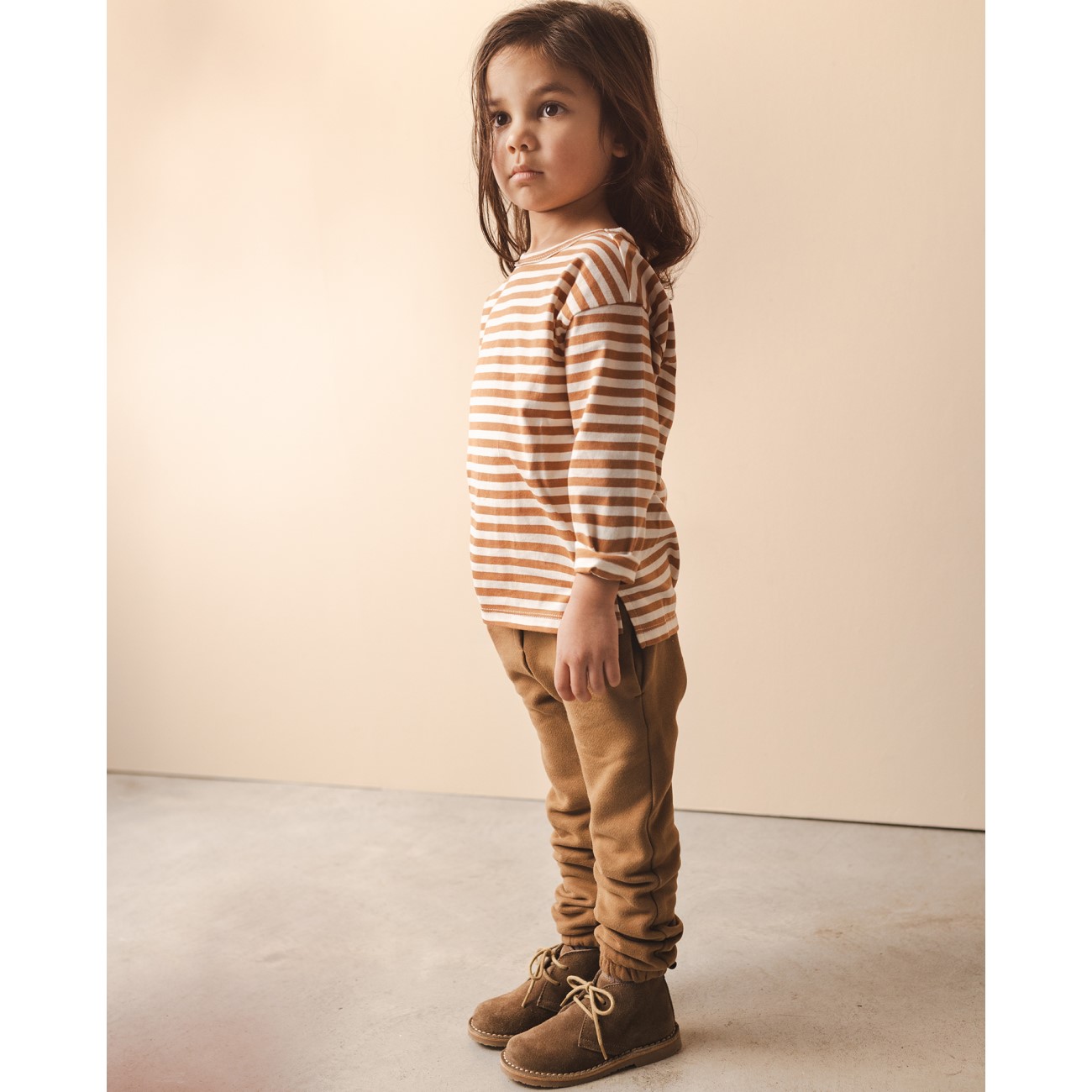 Tapered Sweat Pants | Sepia Brown