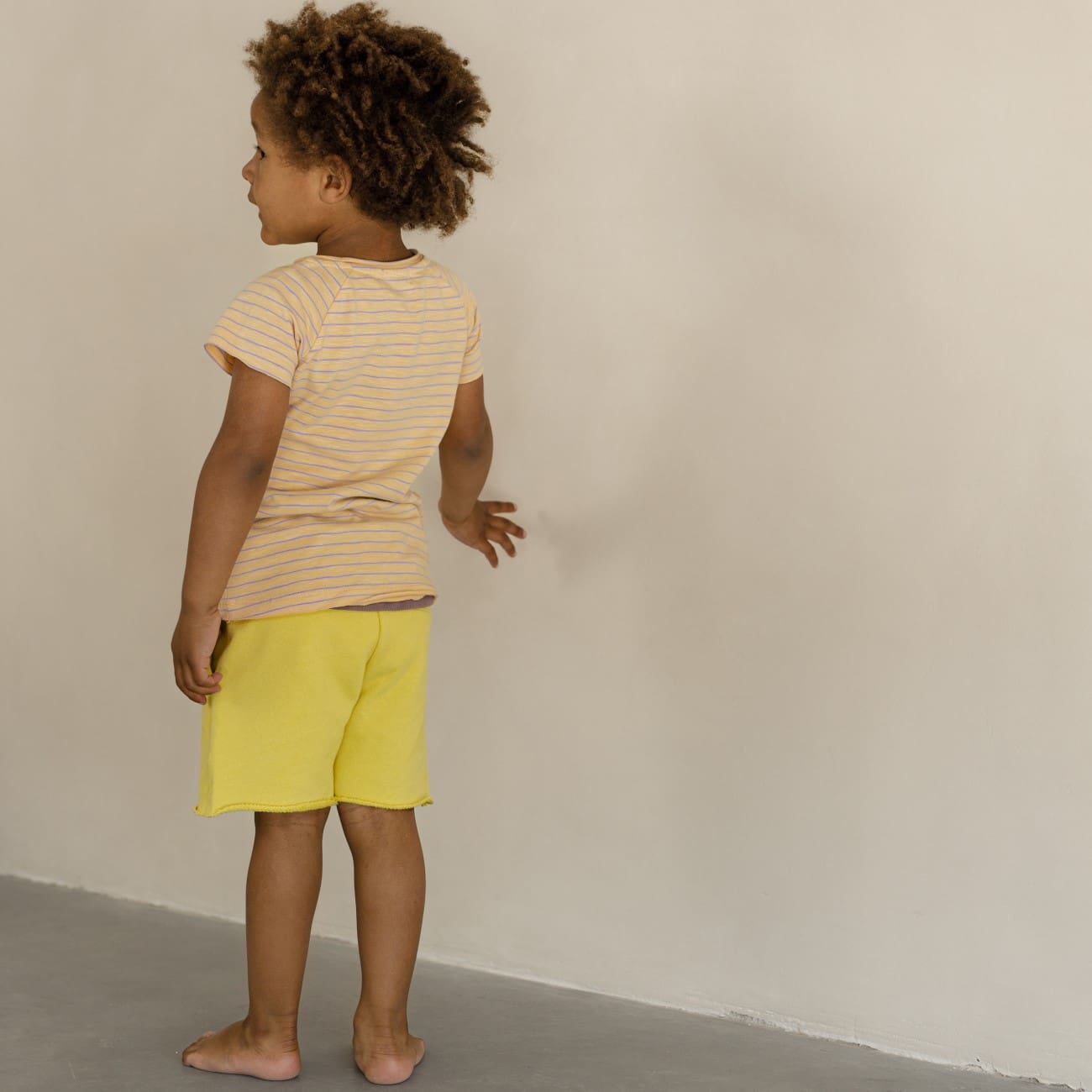 Chunky Sweat Shorts | Soft Lime