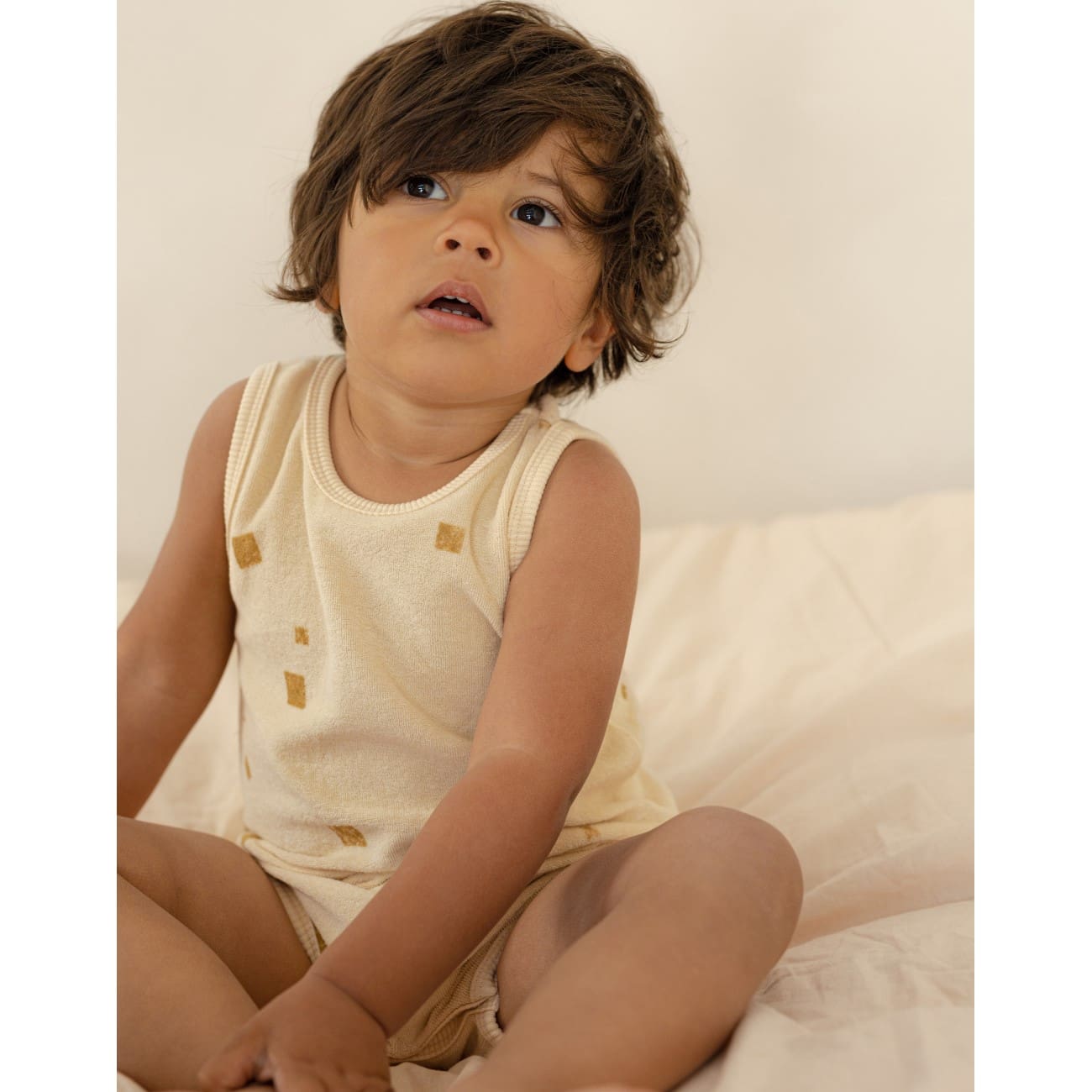 Frotté Top Tiles | Golden Kelp