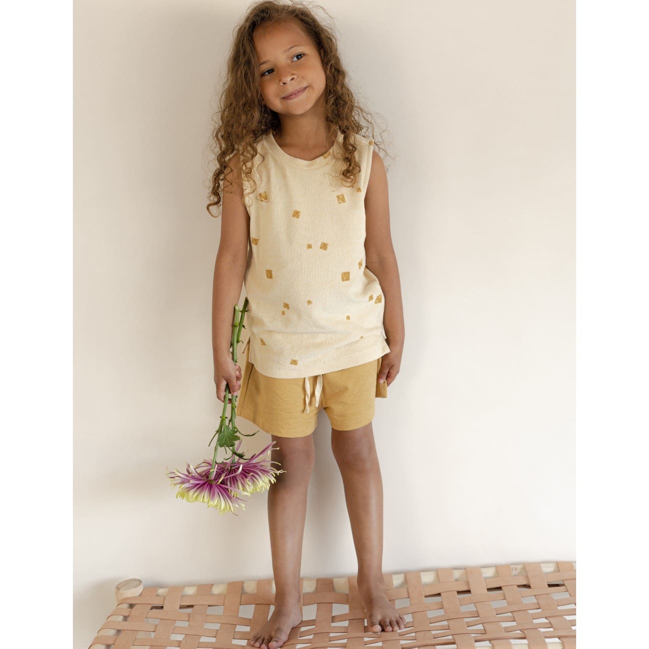 Textured Beach Shorts | Golden Kelp