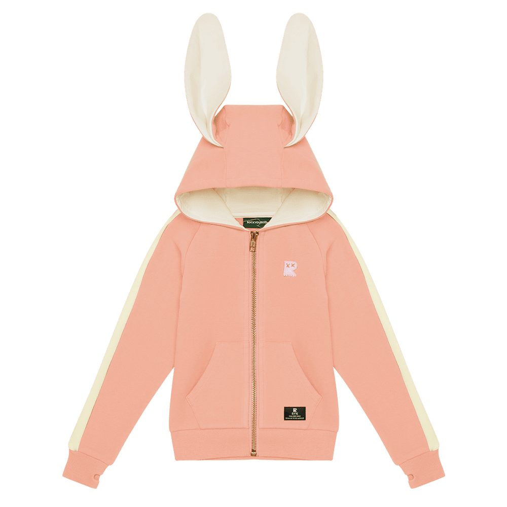 Pink Bunny Ears Hoodie & Trackpants