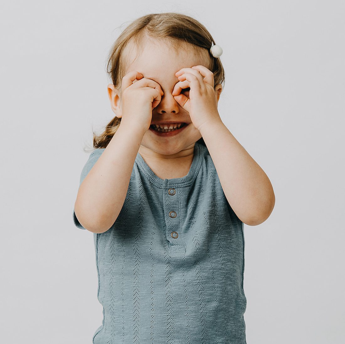 Pointelle Henley Tee & Shorts | Pool