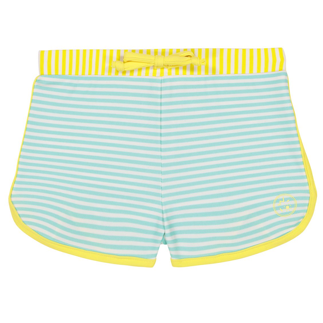 Pop Top Green & Screech Shorts Yellow Green