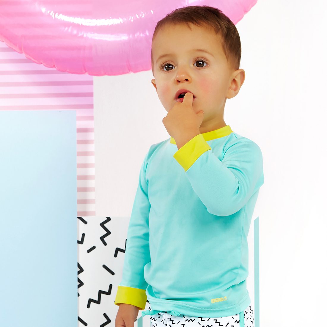 Pop Top Green & Screech Shorts Yellow Green