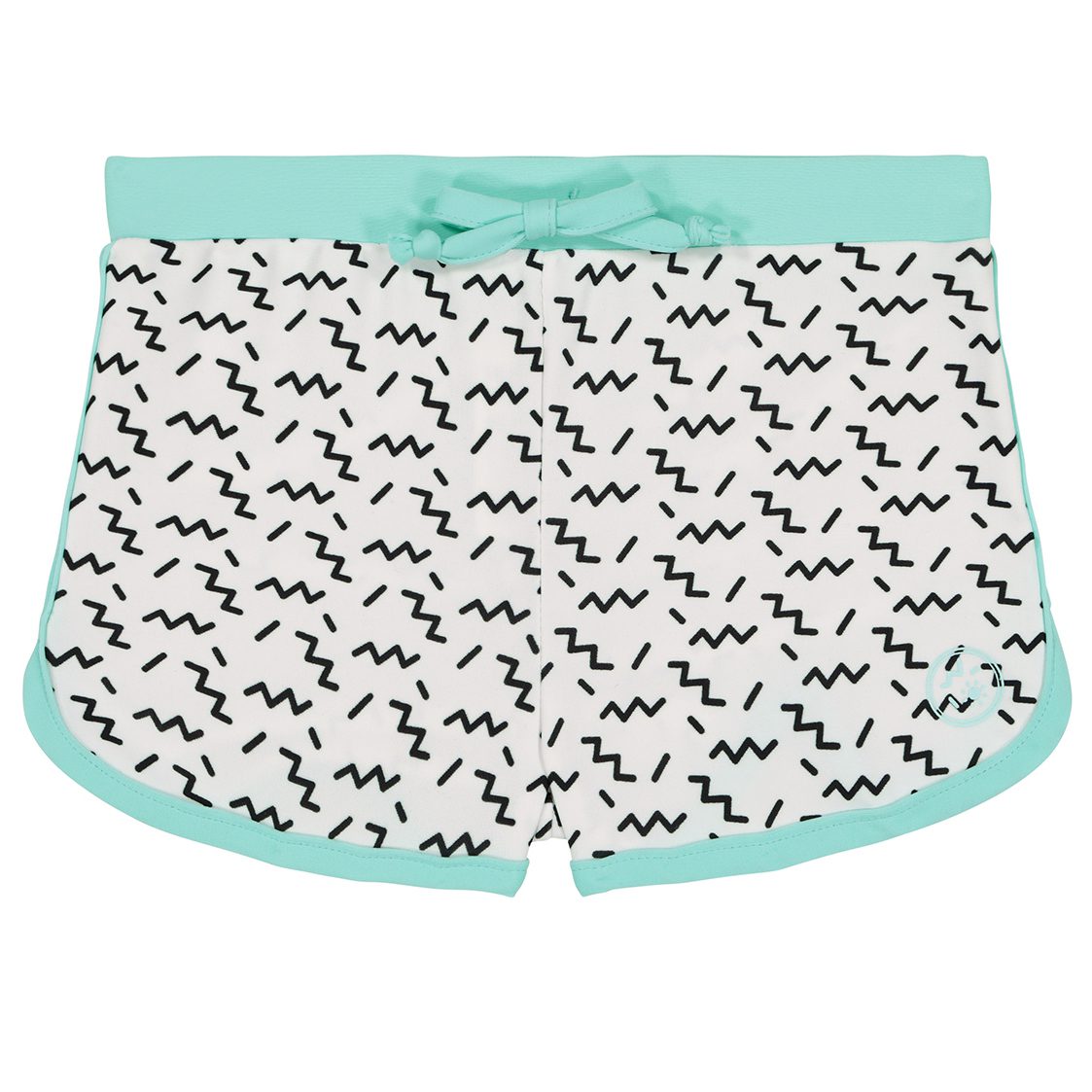 Pop Top Green & Screech Shorts Zig Zag