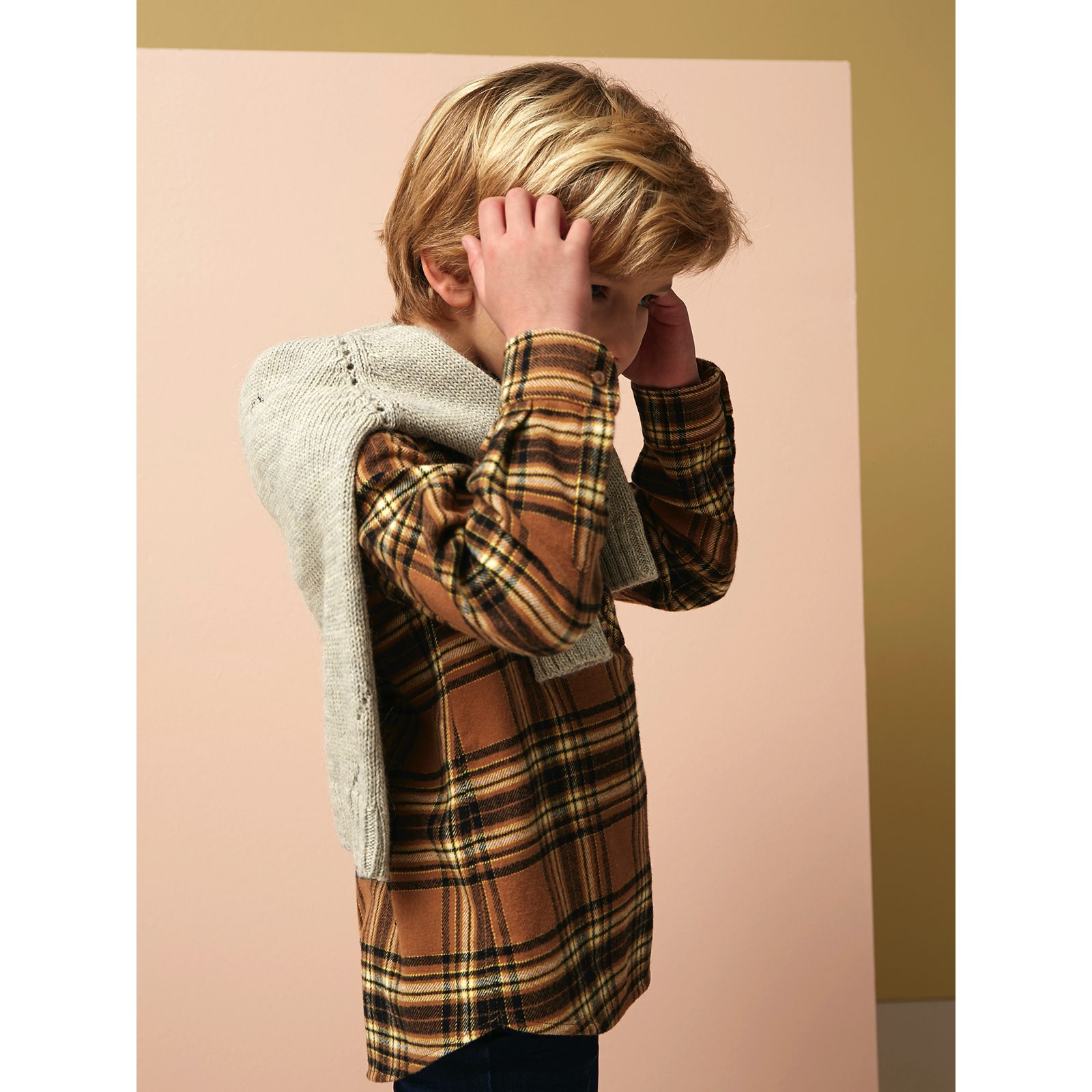 Khaki Green Check Shirt