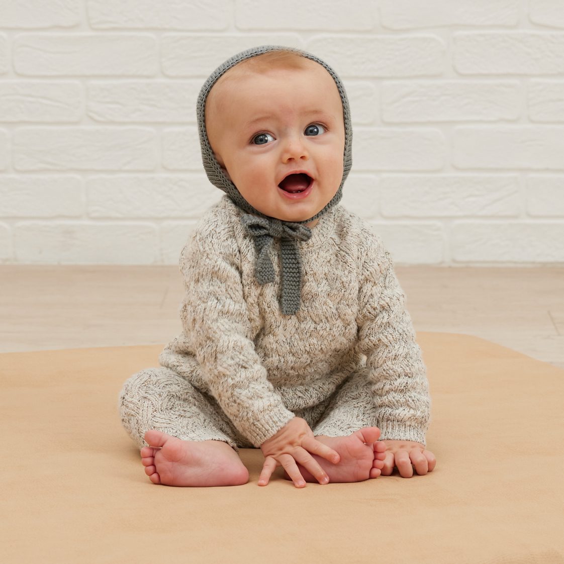 Cozy Heathered Knit Sweater & Cozy Heathered Knit Pant | Fern