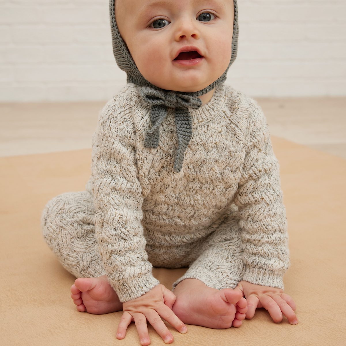 Cozy Heathered Knit Sweater & Cozy Heathered Knit Pant | Fern