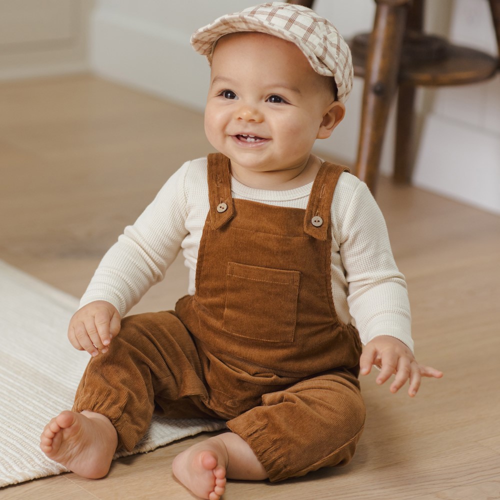 Corduroy Baby Overalls | Cinnamon