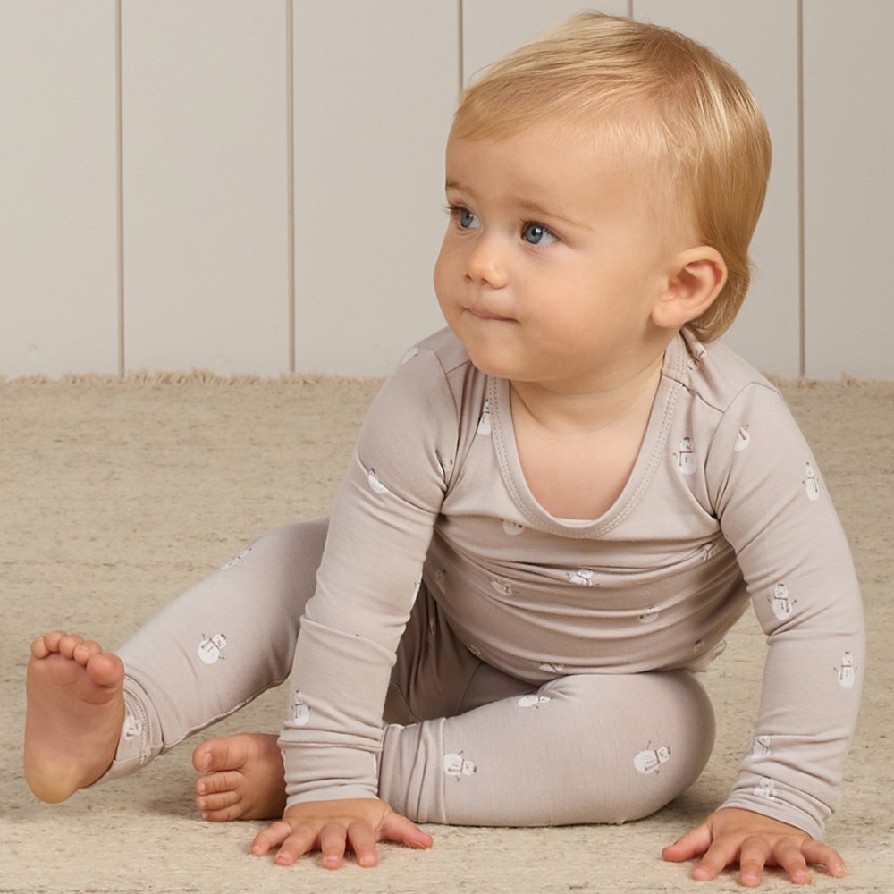Bamboo Pajama Set | Snowmen