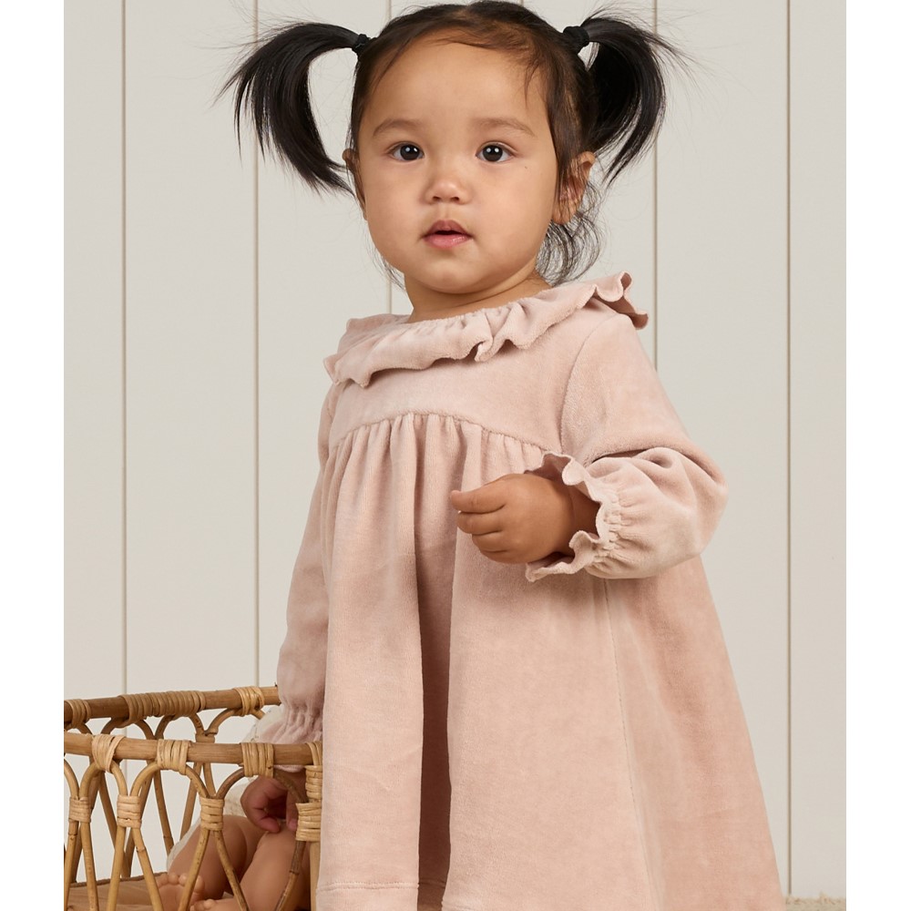 Velour Dress | Blush