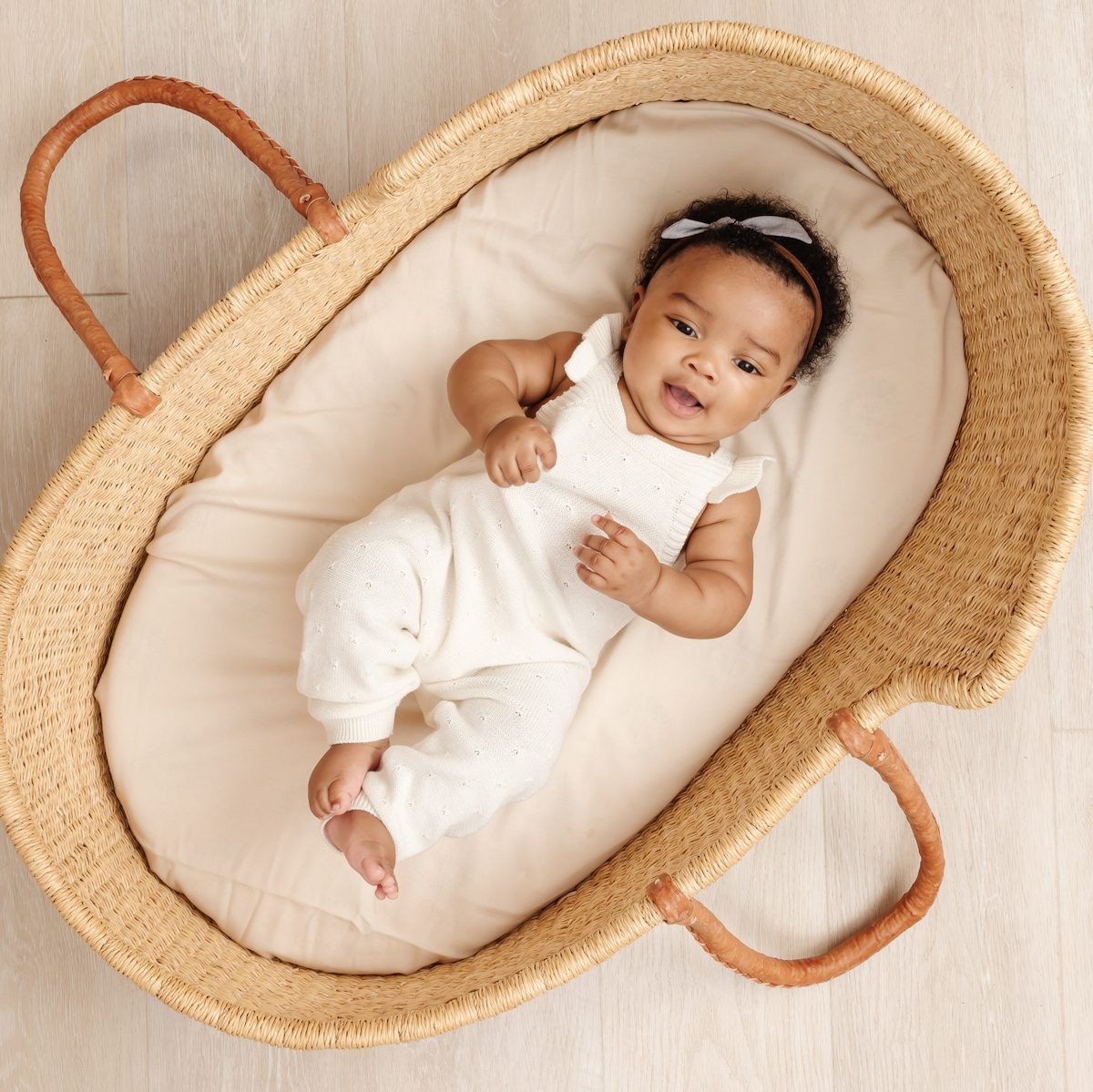 Pointelle Knit Overalls | Ivory