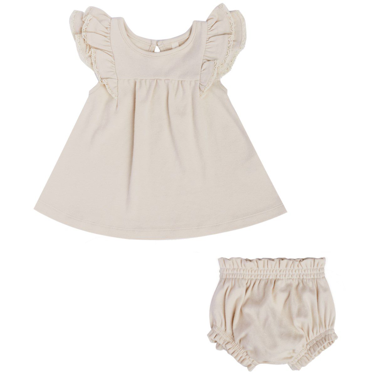 Flutter Dress + Bloomer | Natural