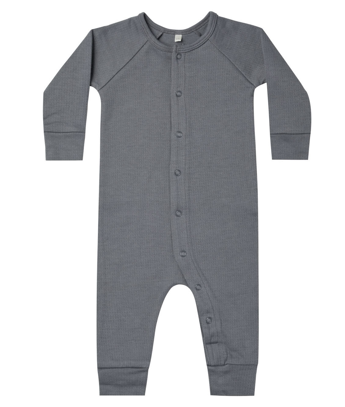 Pointelle Long John | Navy