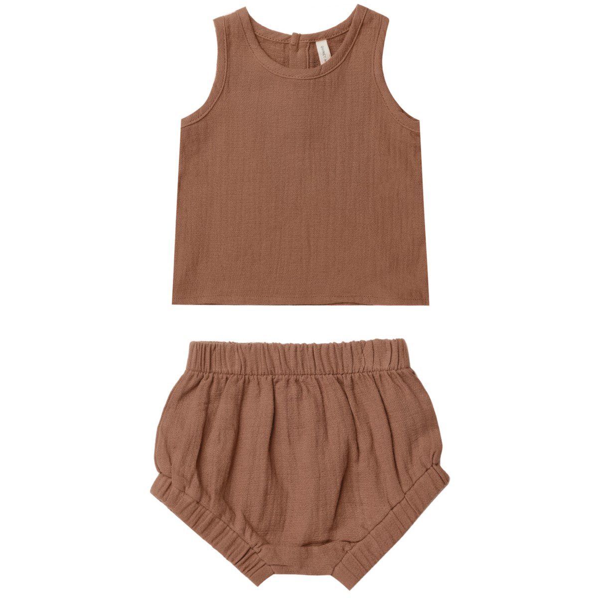 Woven Tank Top & Button Short | Sienna