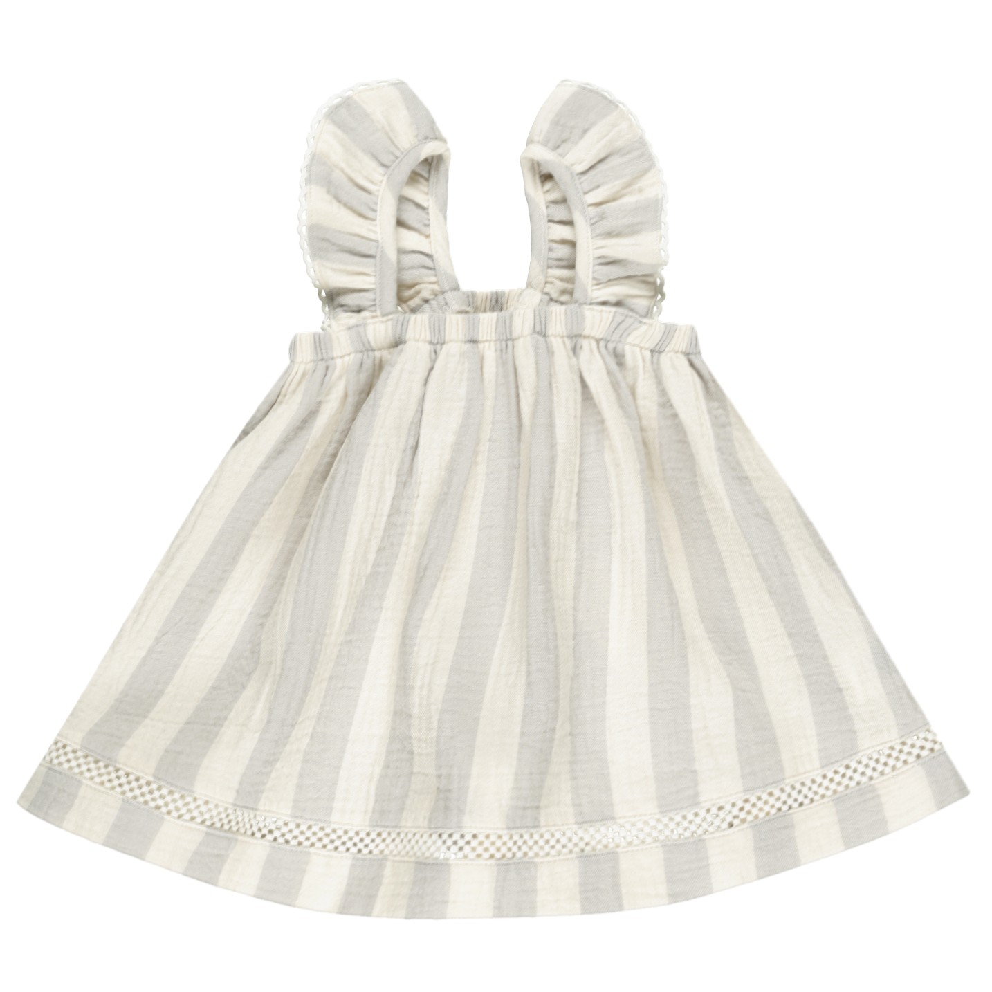 Ruffled Tank Dress | Sky Stripe