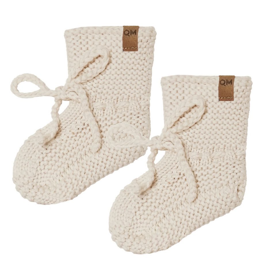 Knit Booties | Natural