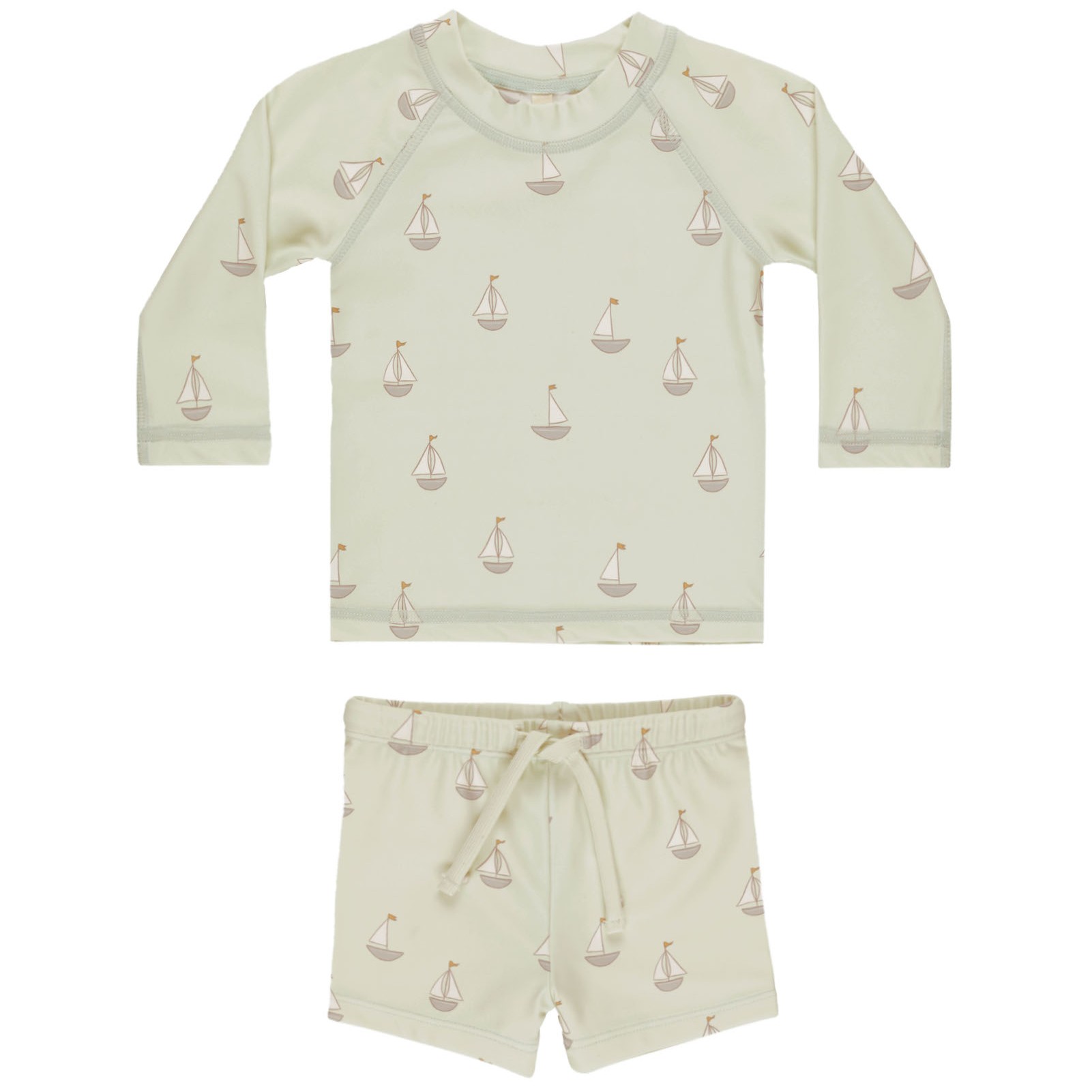 Finn Rashguard + Short Set | Sailboats