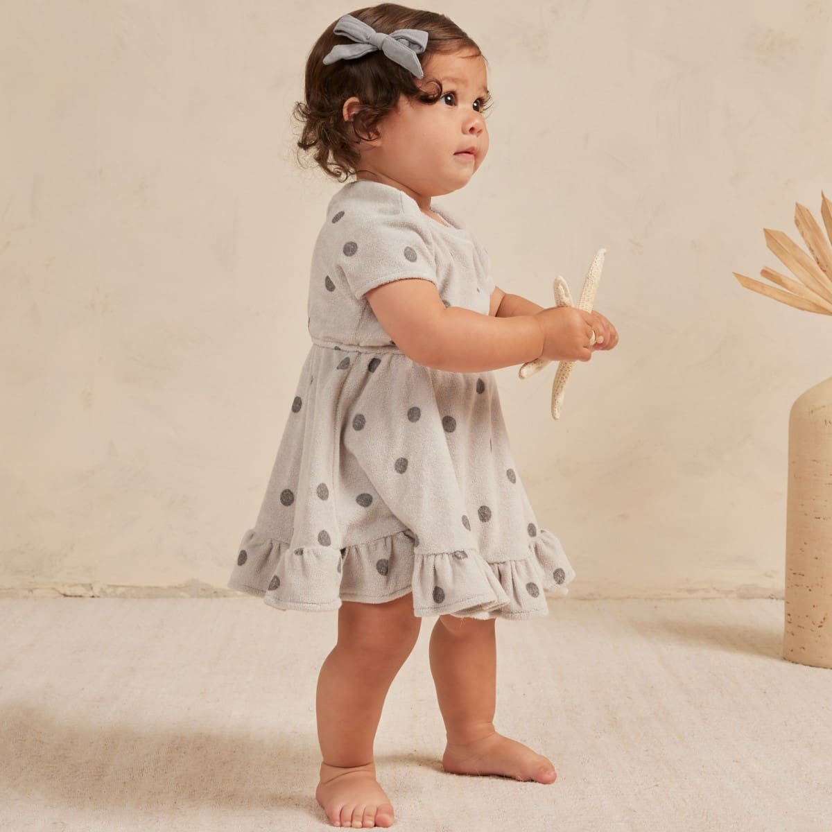 Terry Dress | Polka Dot