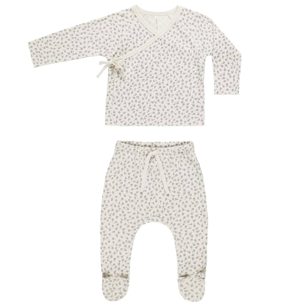 Wrap Top + Footed Pant Set | Scatter