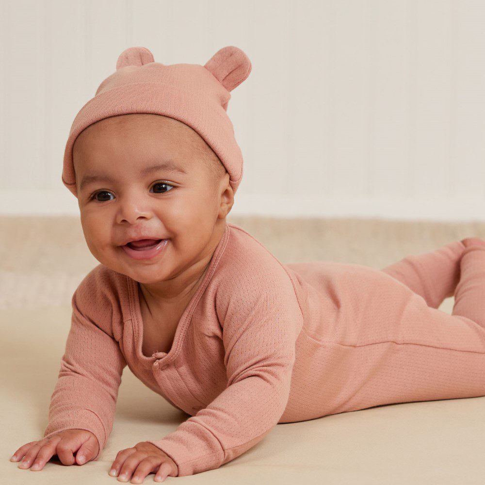 Baby Bear Beanie | Rose