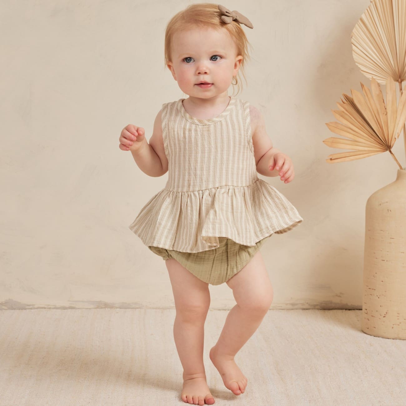 Sleeveless Peplum Set | Vintage