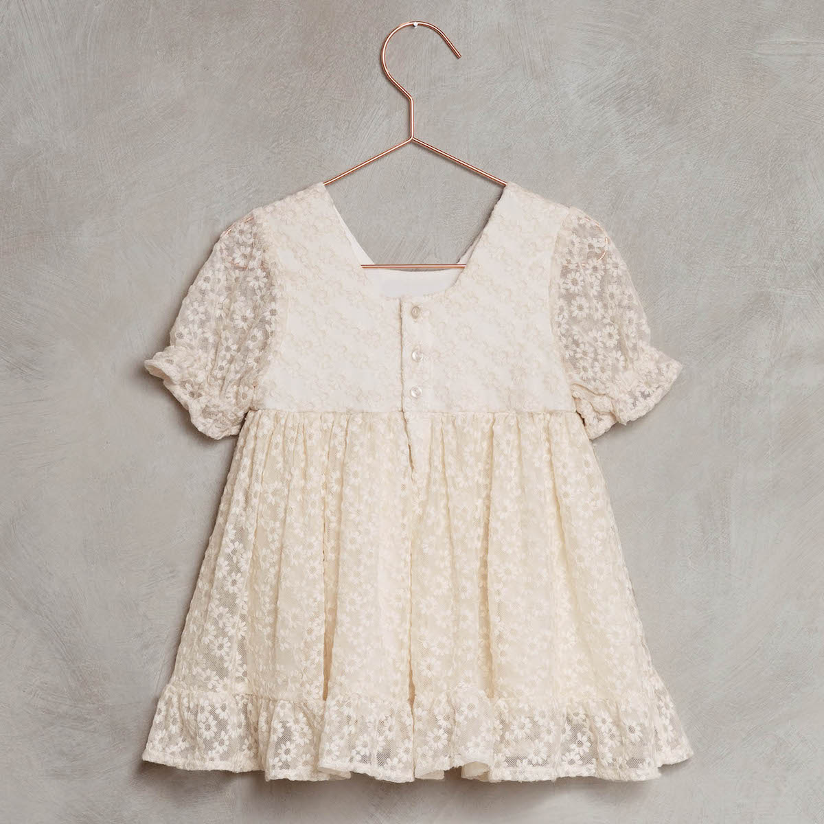 Quinn Dress | Natural Floral Lace